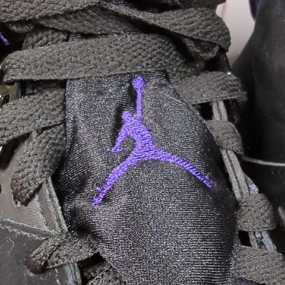 Jordan Spizike Black Court Purple Anthracite White‎ Men's Size 9 Like New Clean